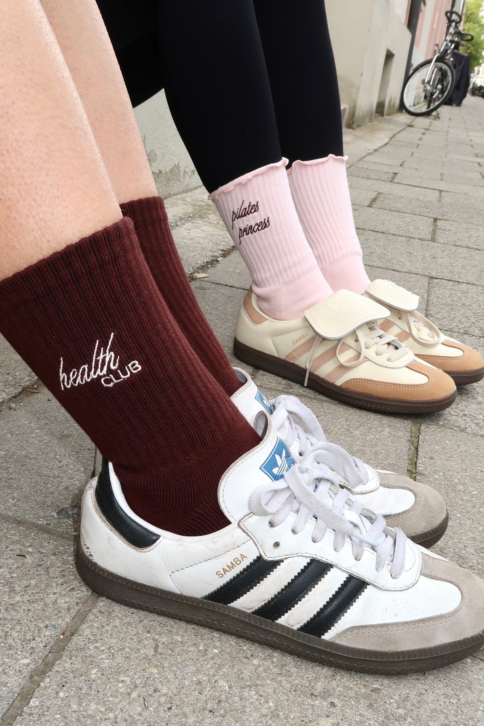 Health Club socks worn